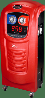 X720 Red Nitrogen Tire Inflator N2 Chiều dài của ống lạm phát Xe tăng 20L